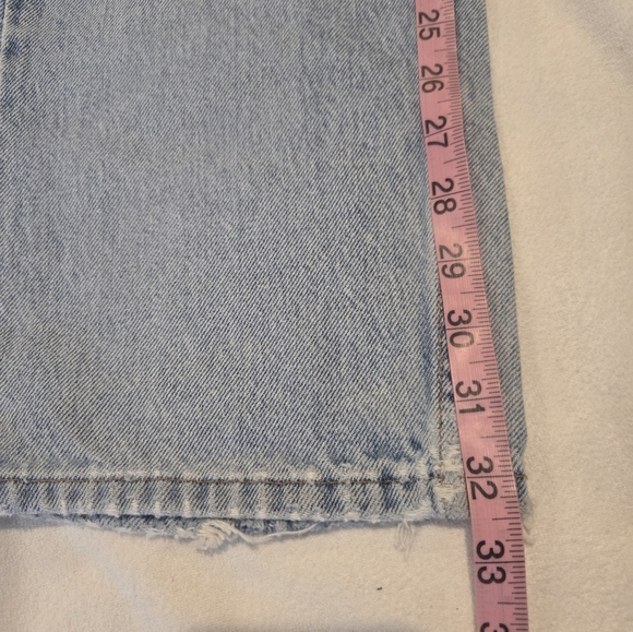 Vintage 90s Levi's Silvertab Loose Fit Denim Blue Jean Size Womens 3L Light Wash - Picture 8 of 9